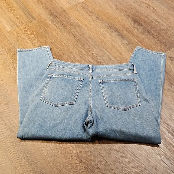 Old Navy Light Blue Straight-Leg Womans Jeans sz 12 - Picture 6 of 7